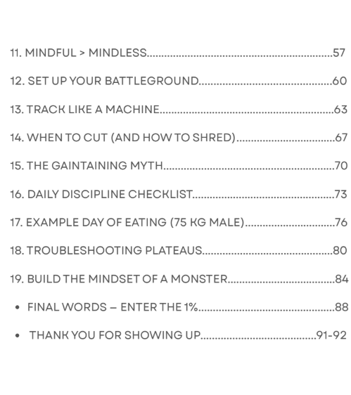 THE FORGED-FUEL MANUAL: A MANUAL TO NUTRITION,DISCIPLINE AND ELITE GAINS