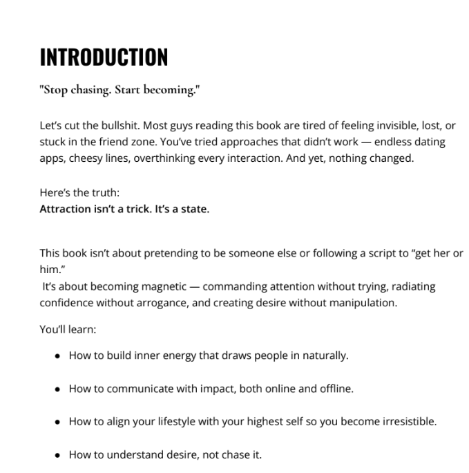 MAGNETX:ATTRACTION PROTOCOL- DECODE THE FORMULA TO MODERN DATING,DESIRE AND INFLUENCE